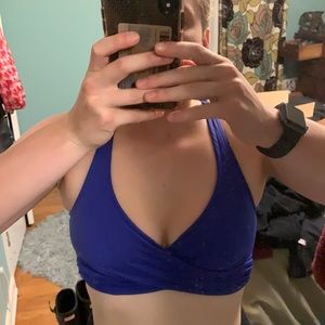 Venus blue bikini top